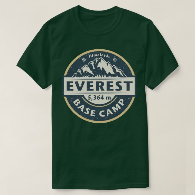 Camiseta Campamento Base Monte Everest 2 (Diseño del anverso)
