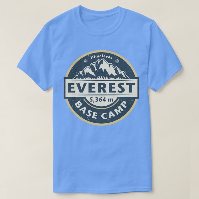 Camiseta Campamento Base Monte Everest 2 (Diseño del anverso)