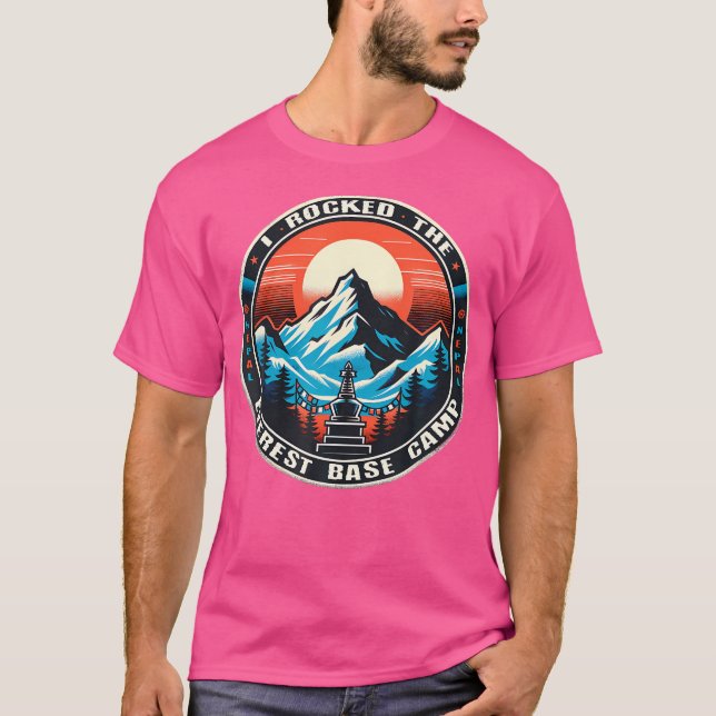 Camiseta Campamento base Monte Everest Trekking Nepal (Anverso)