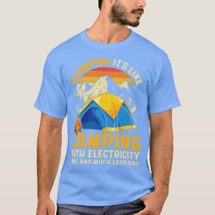 Camiseta Campamento Campamento al aire libre Glamour Natura
