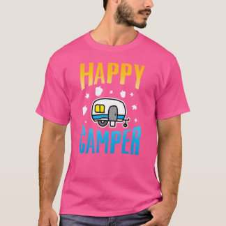 Camiseta Campamento Campamento Campista Feliz Campamento Di