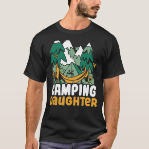 Camiseta Campamento Camper Camping Hobby Daughter