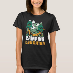 Camiseta Campamento Camper Camping Hobby Daughter