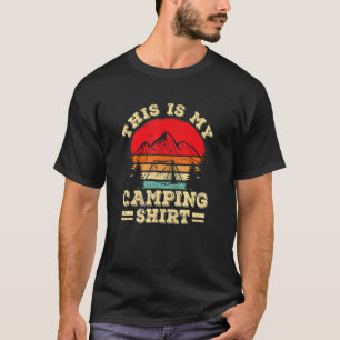 Camiseta Campamento Camper Carpas De Camping Retro Este Es 