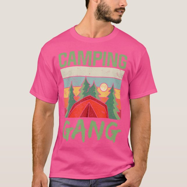 Camiseta Campamento Camping Gang Camper Campfire (Anverso)