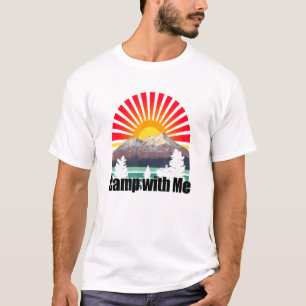 Camiseta Campamento Conmigo Campamento Amor Aves Viajes Nat
