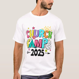 Camiseta Campamento cristiano coincidente Groovy Church 202