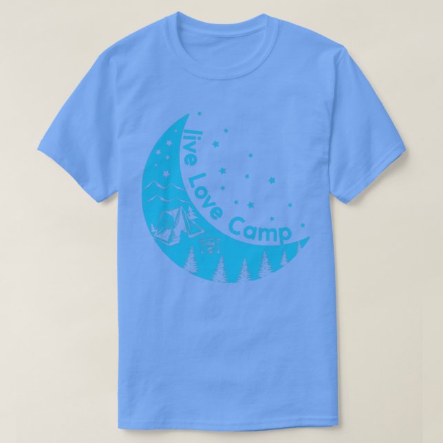 Camiseta Campamento de amor en vivo en el campamento de la  (Diseño del anverso)
