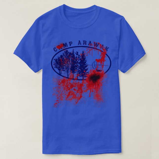 Camiseta Campamento de Angelas Camp Arawak Tee Sleepaway (Diseño del anverso)