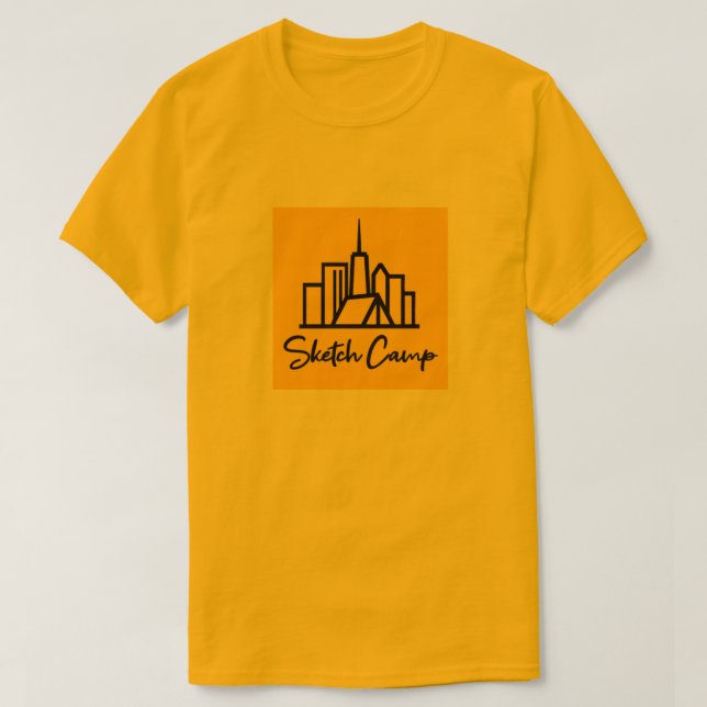 Camiseta Campamento de Bocetos de Chicago Usk (Diseño del anverso)