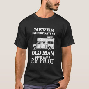 Camiseta Campamento de Camping Caravana Rv Pilot