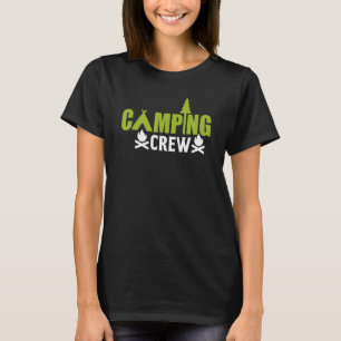 Camiseta Campamento de camping de la tripulación