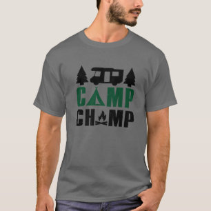 CAMISETA CAMPAMENTO DE CAMPO. PARA LA PERSONA QUE CAMPING E