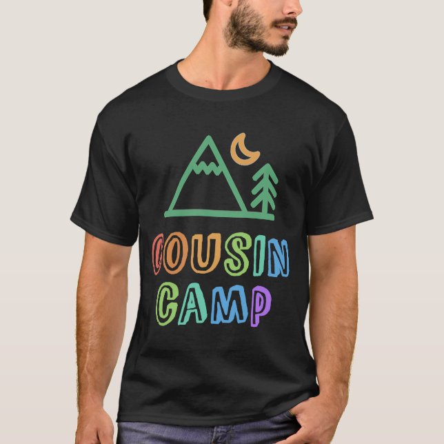 Camiseta CAMPAMENTO DE COUSIN 2023 Abuela Abuela Rótulo de  (Anverso)