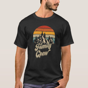 Camiseta Campamento de equipos familiares al aire libre Sun