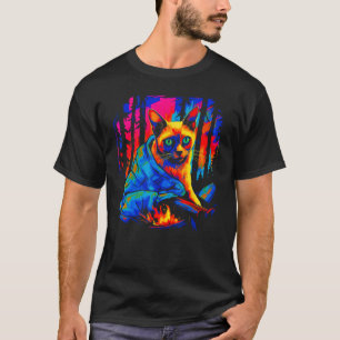 Camiseta Campamento de gato siamés