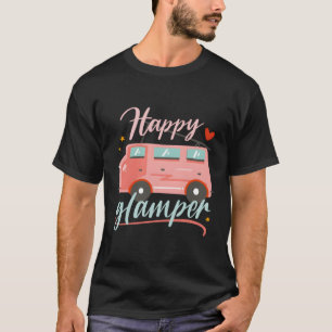 Camiseta Campamento de glamour feliz