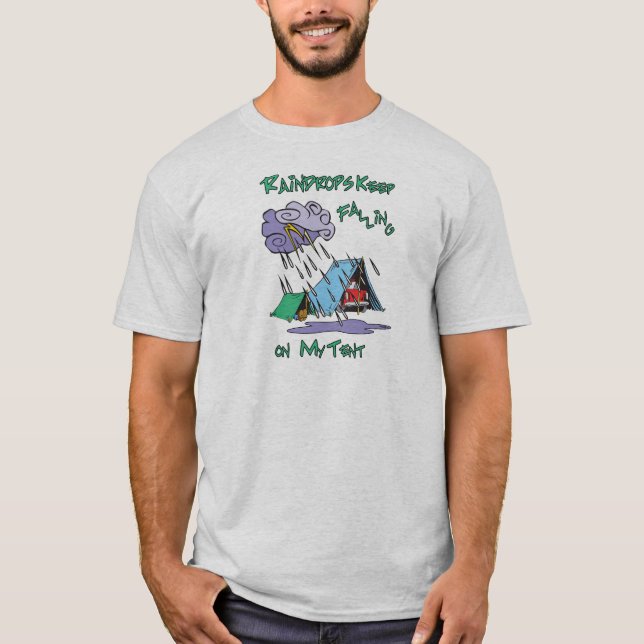 Camiseta Campamento de gotas de lluvia (Anverso)