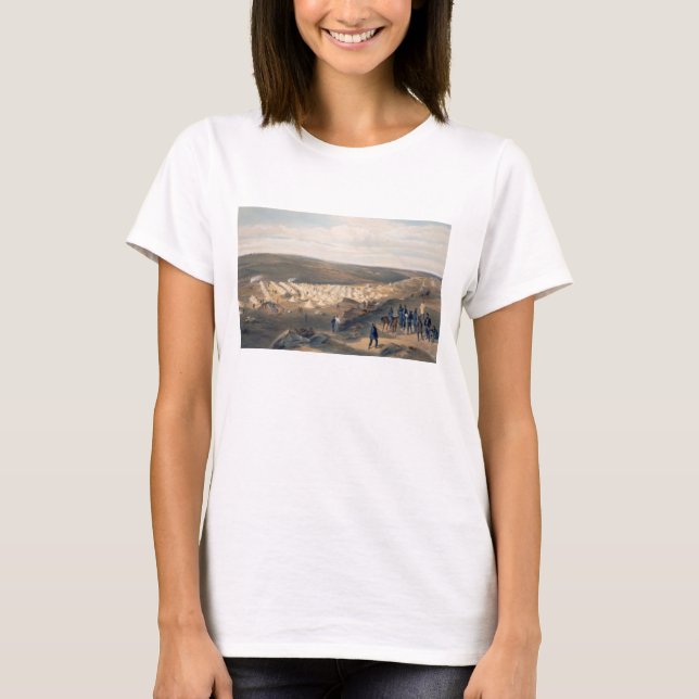 Camiseta Campamento de la Brigada Naval, plato de 'El asien (Anverso)