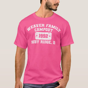 Camiseta Campamento de la familia Weaver - 1992 - Ruby Ridg