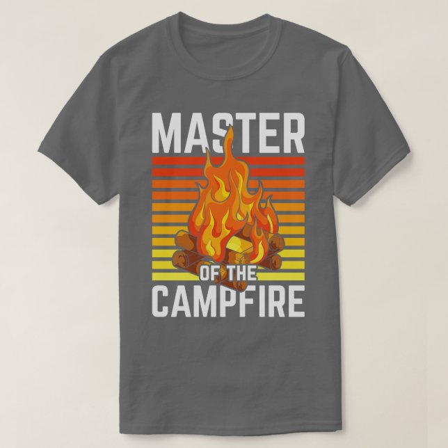 Camiseta Campamento de la naturaleza Campo maestro Camper a (Diseño del anverso)