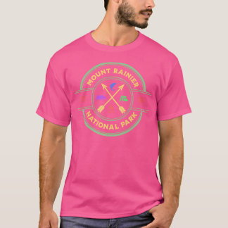 Camiseta Campamento de logotipos de estilo rústico en el Pa