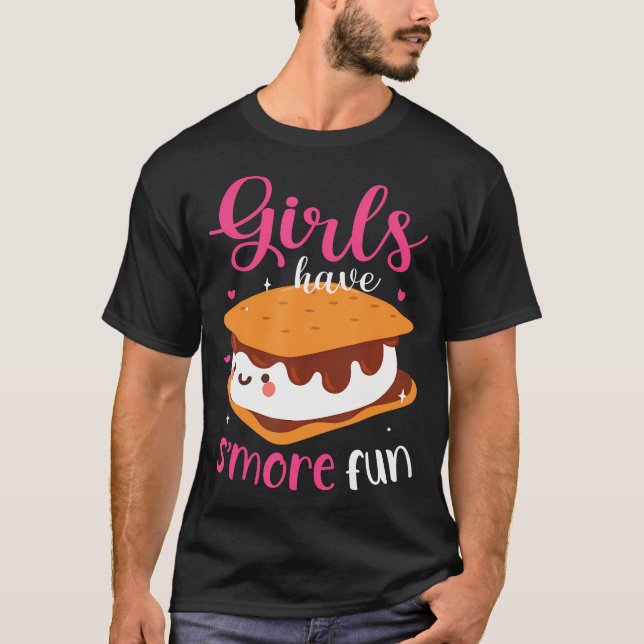 Camiseta Campamento de malvavisco para mujeres y niñas (Anverso)