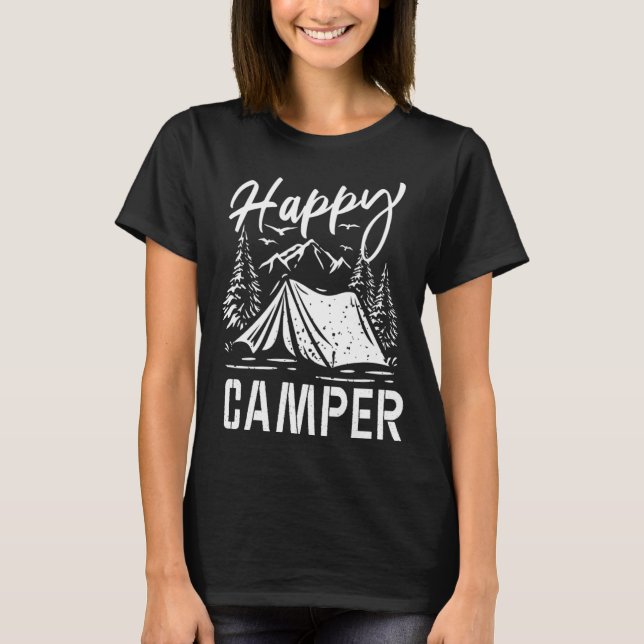 Camiseta Campamento de mochilas de amor por la naturaleza c (Anverso)