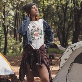 Camiseta Campamento de montaña