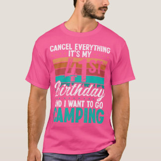 Camiseta Campamento De Montañas Masculinas De Camper De 41
