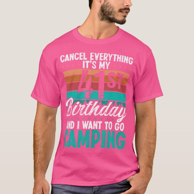 Camiseta Campamento De Montañas Masculinas De Camper De 41  (Anverso)