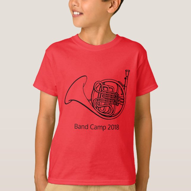 Camiseta Campamento de música de la banda de música French  (Anverso)