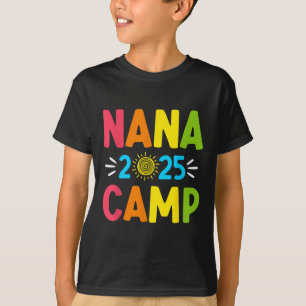 Camiseta Campamento de Nana 2025 Vacaciones Familiares Trip