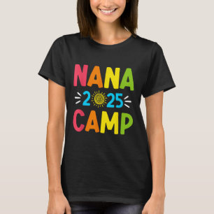 Camiseta Campamento de Nana 2025 Vacaciones Familiares Trip