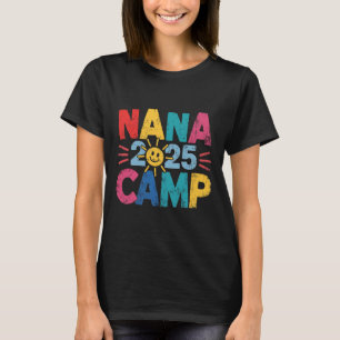 Camiseta Campamento de Nana 2025 Vacaciones Familiares Trip