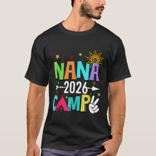 Camiseta Campamento de Nana 2026 Vacaciones Familiares Trip