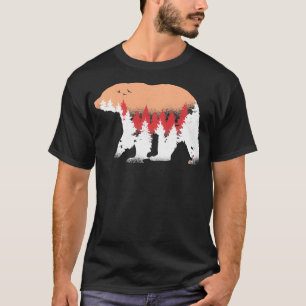 Camiseta Campamento De Naturaleza Del Oso Para Ambientalist