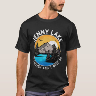 Camiseta Campamento de pesca en barco - Lago Lakeview Jenny