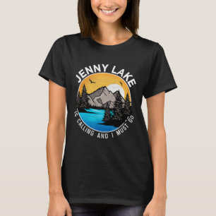 Camiseta Campamento de pesca en barco - Lago Lakeview Jenny