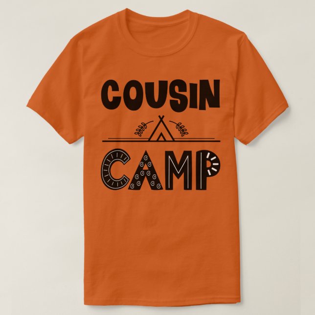 Camiseta Campamento de Primos (Diseño del anverso)
