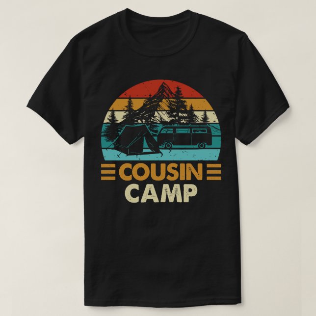 Camiseta Campamento de Primos (Diseño del anverso)
