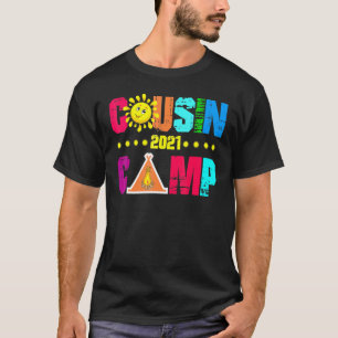 Camiseta Campamento de Primos 2021 Vacaciones de tribu de p