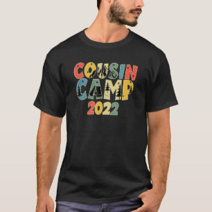 Camiseta Campamento de primos 2022 Vacaciones de la tribu d
