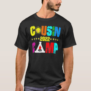 Camiseta Campamento de Primos 2022 Vacaciones de tribu de p