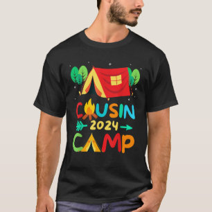Camiseta Campamento de Primos 2024 Camping de verano para f