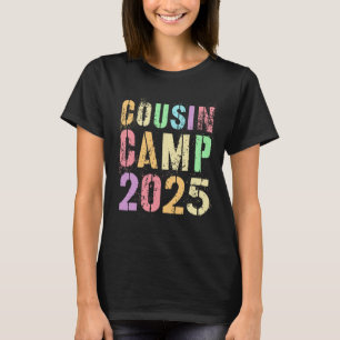 Camiseta Campamento de Primos 2025 Camping de verano para f