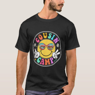 Camiseta Campamento de primos 2025 Divertido equipo de camp