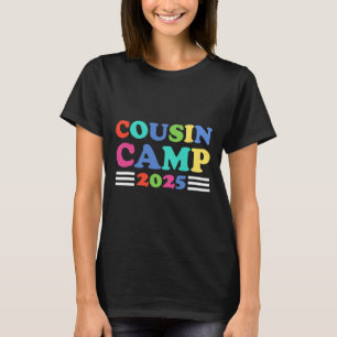 Camiseta Campamento de primos 2025 Divertido verano familia