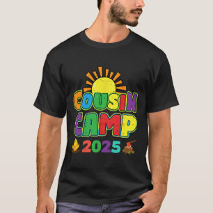 Camiseta Campamento de primos 2025 Vacaciones familiares Ve