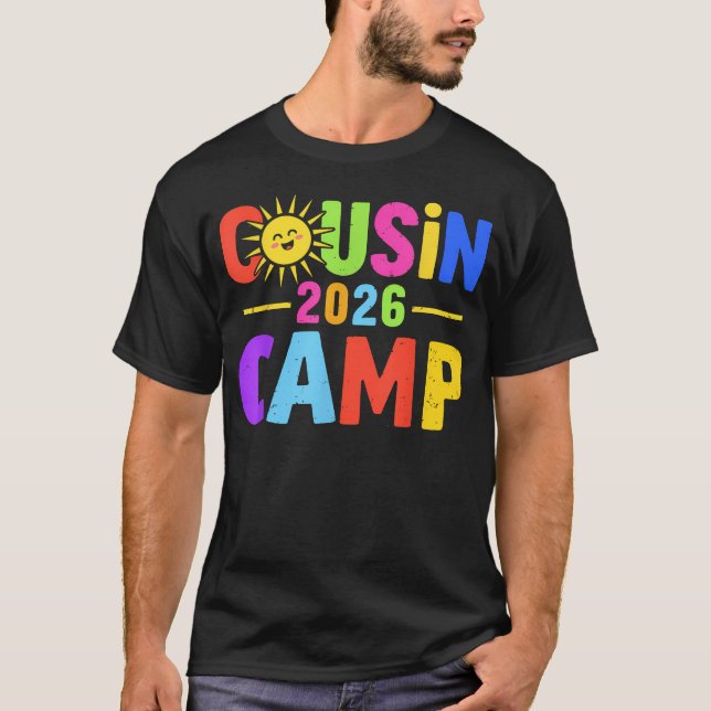 Camiseta Campamento de Primos 2026 Verano (Anverso)